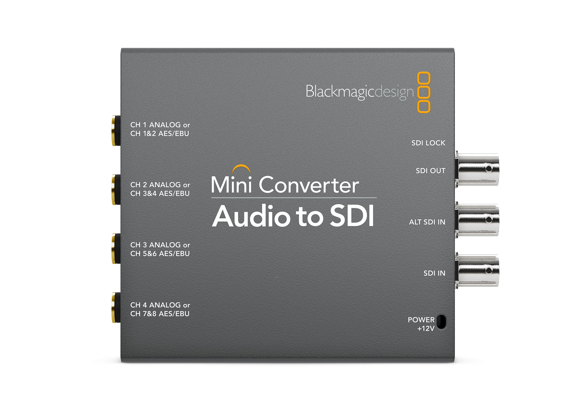 Blackmagic Design Mini Converter Audio to SDI - Professional Audio Video Converter for Live Streaming, Broadcast & Studio Production