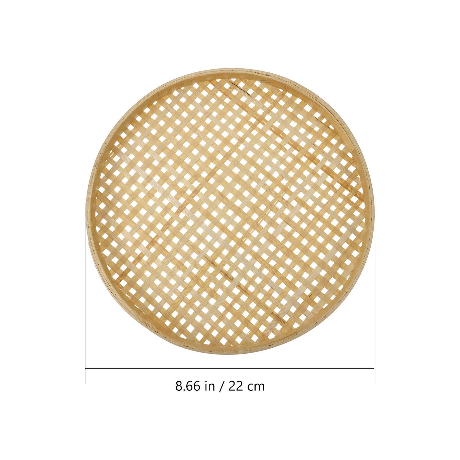 **Premium Bamboo Sieve Basket - Handwoven Bamboo Tray for Candy, Snacks & Fruits | Eco-Friendly Kitchen Storage & Serving Container for Parties, Picnics & Home Decor**