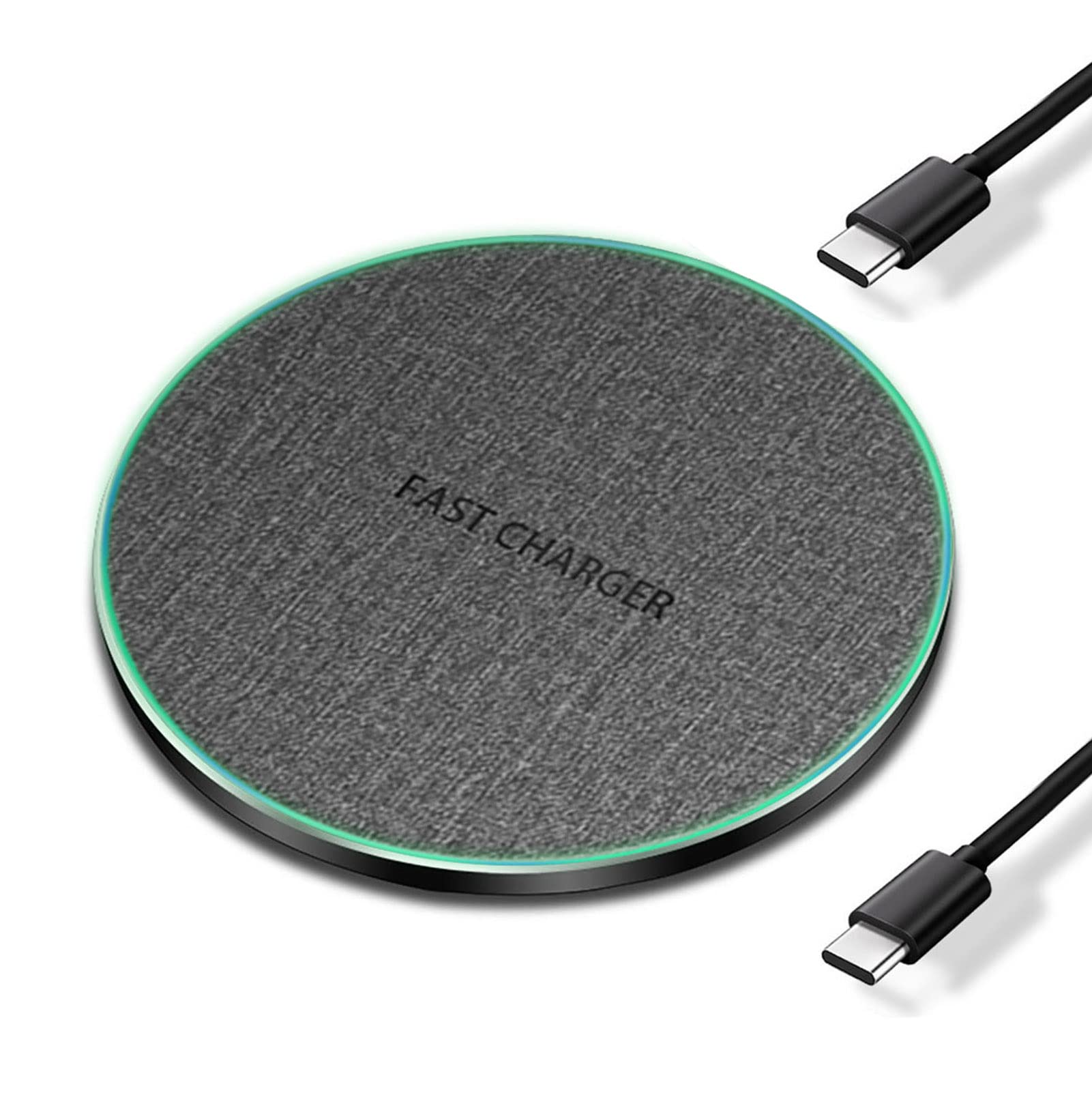 20W Fast Wireless Charger Pad - Qi-Certified Phone Charging Station for iPhone 16/15/14/13/12/11/SE/X, Samsung Galaxy S24/S23/S22/S21/Note/Buds, Pixel, LG G8/G7 | Fast Charging Stand for Bedroom, Office & Nightstand Use