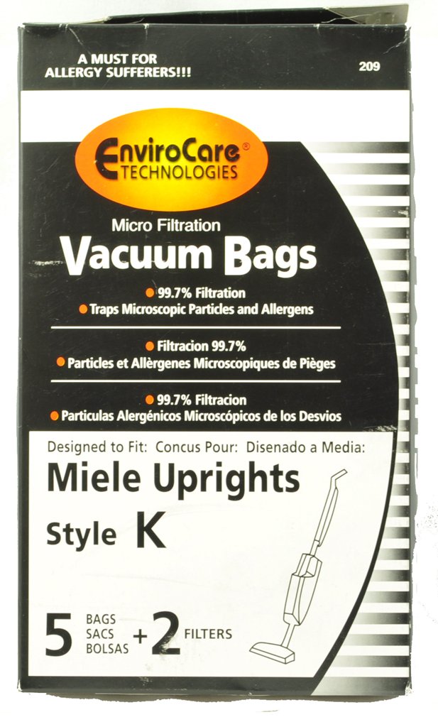 Premium Miele-Style Vacuum Cleaner Bags - Compatible with K Series | High Filtration Dust Bags for Pet Hair, Allergies & Deep Cleaning | Ideal for Home, Office & Car Use