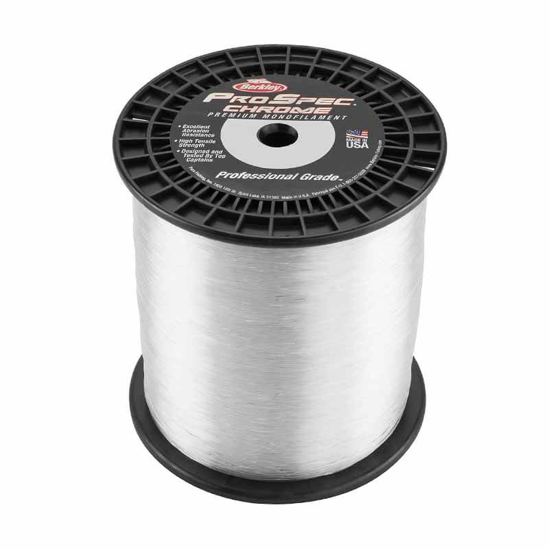 Berkley Pro Spec Chrome Monofilament Fishing Line - 3 lb Test, Clear, 1000 Yard Spool - Perfect for Freshwater and Saltwater Angling, Bass Trout Walleye Fishing