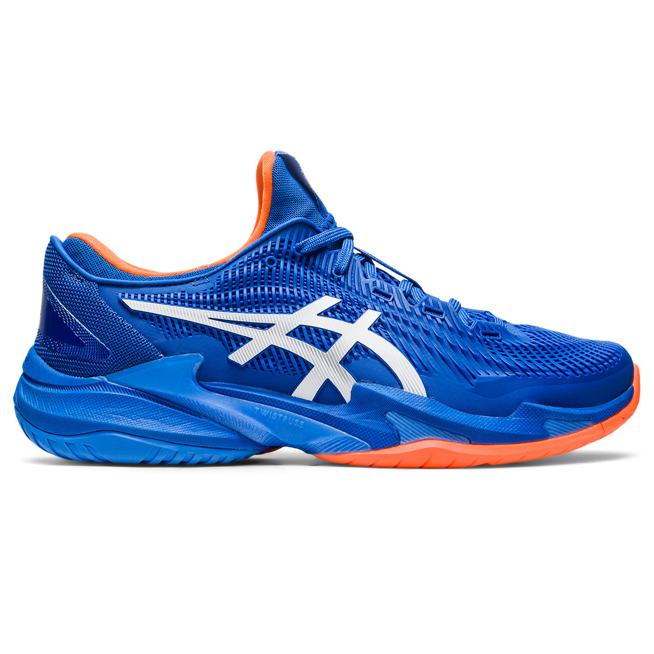 ASICS Court FF 3 Novak Men's Tennis Shoes - Lightweight Performance Sneakers for Hard Court Play (Blue/White) | Ideal for Competitive Matches & Training Sessions