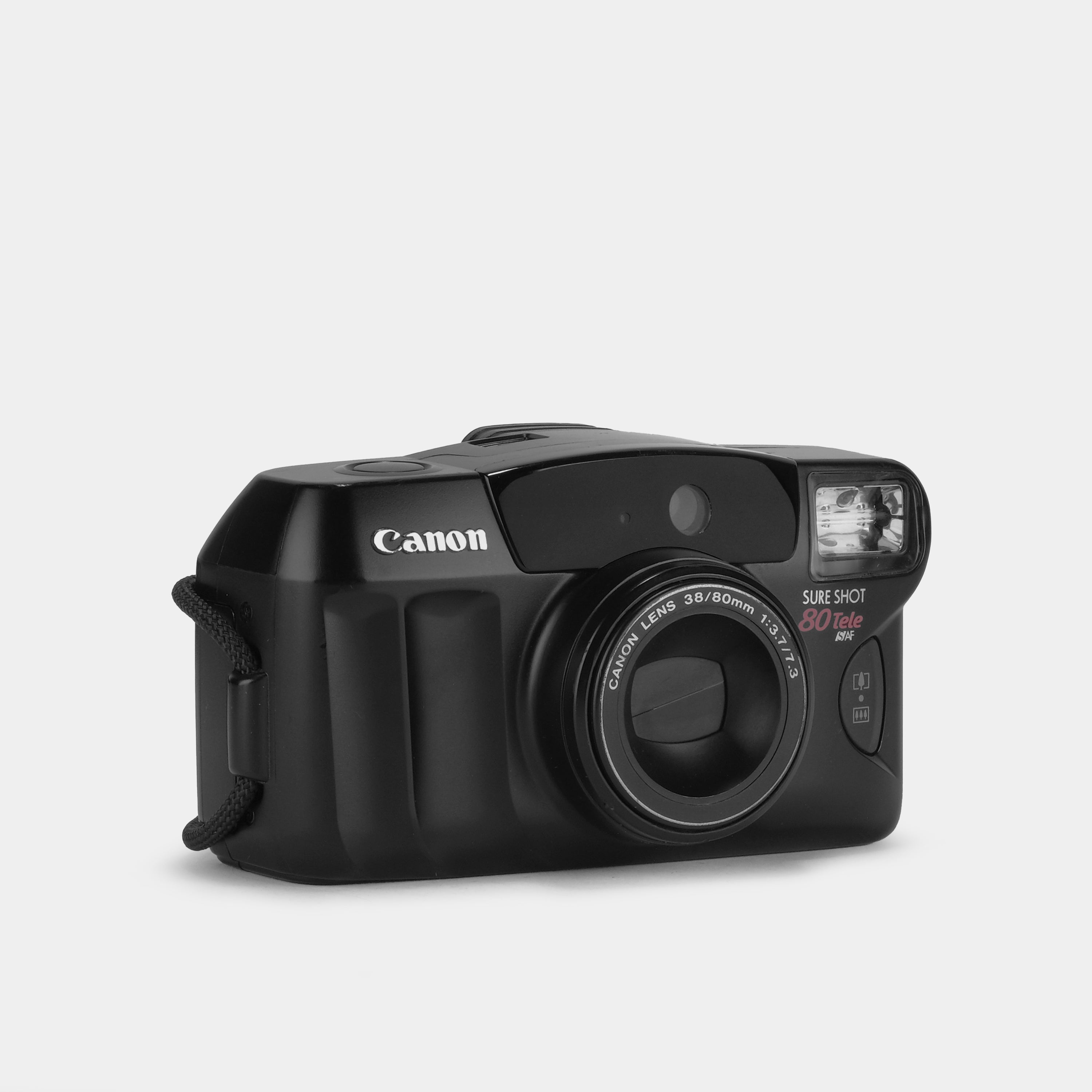Canon Sure Shot 80 Tele 35mm Film Camera - Vintage Point & Shoot with Zoom Lens for Travel, Street Photography & Everyday Use