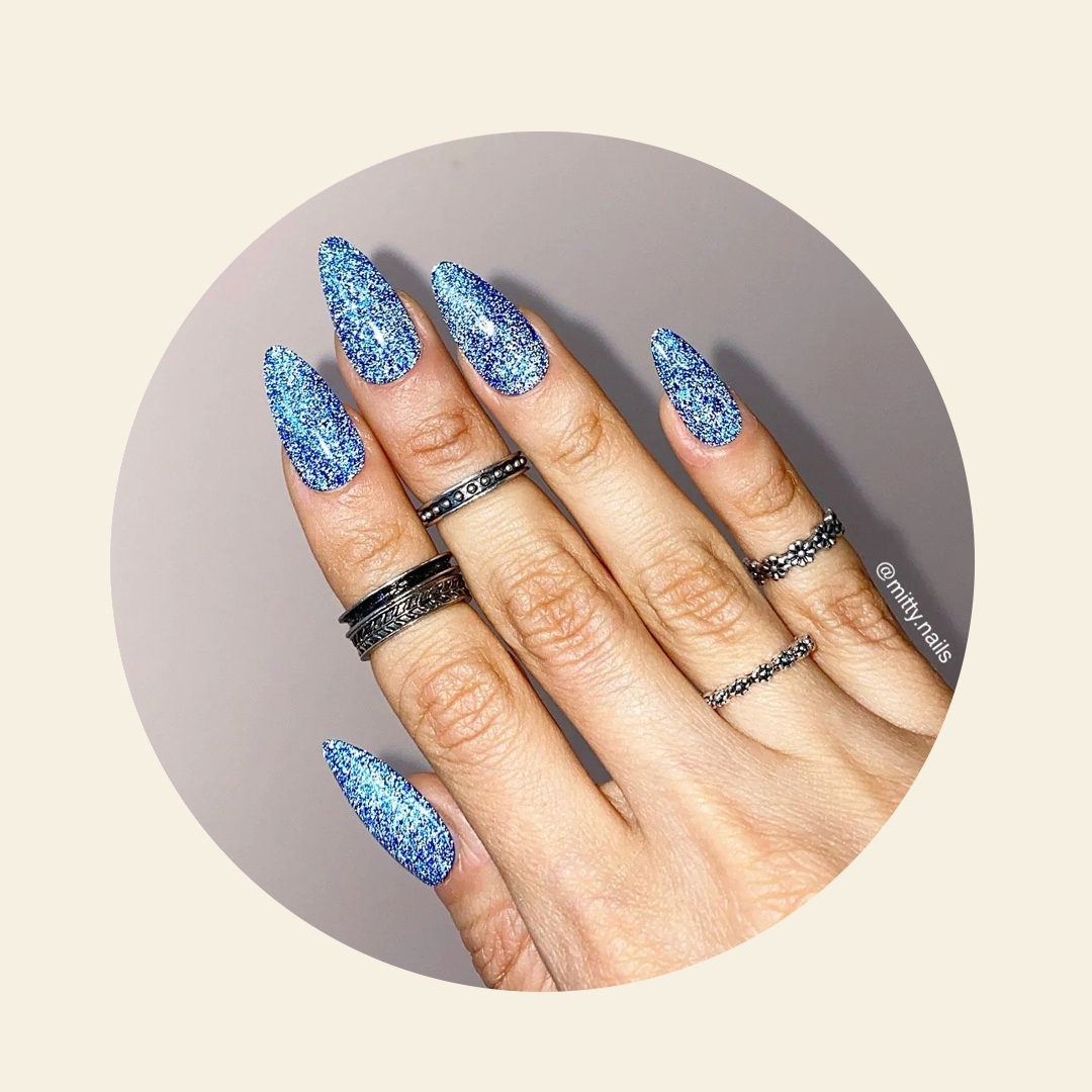 Mitty Night Flash Glitter Deep Dive 15ml - Long-Lasting Cosmetic Glitter for Face & Body - Perfect for Parties, Halloween, Raves & Festival Makeup
