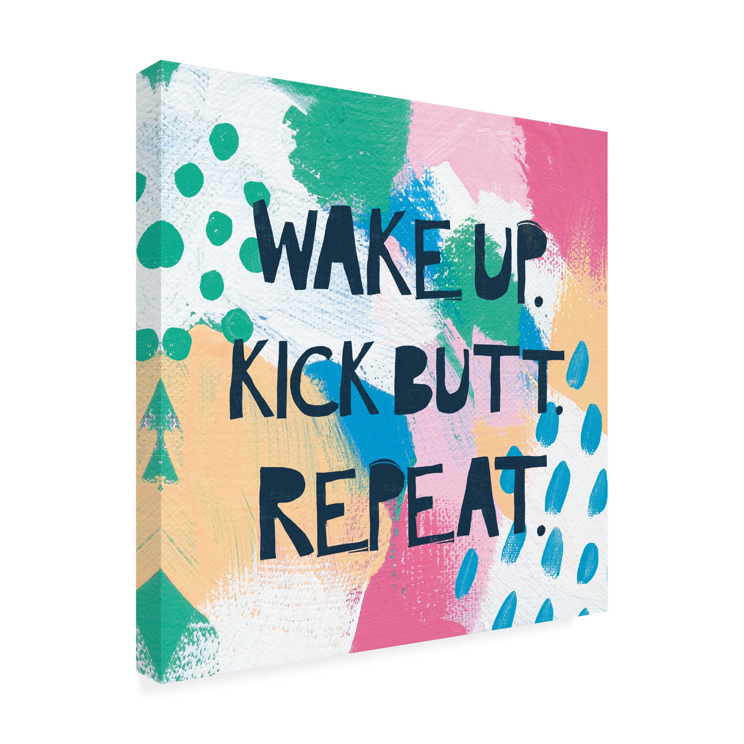 Bright Inspiration IV Canvas Wall Art by Moira Hershey - Modern Abstract Painting for Living Room, Bedroom & Office Decor