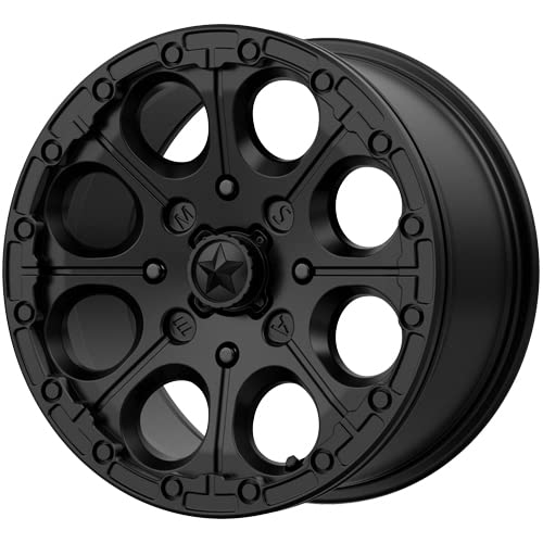 MA44 15X7 4X110 Satin Black 25MM Offset Wheel - M44-05710 - Perfect for Jeep Wrangler & Off-Road Vehicles