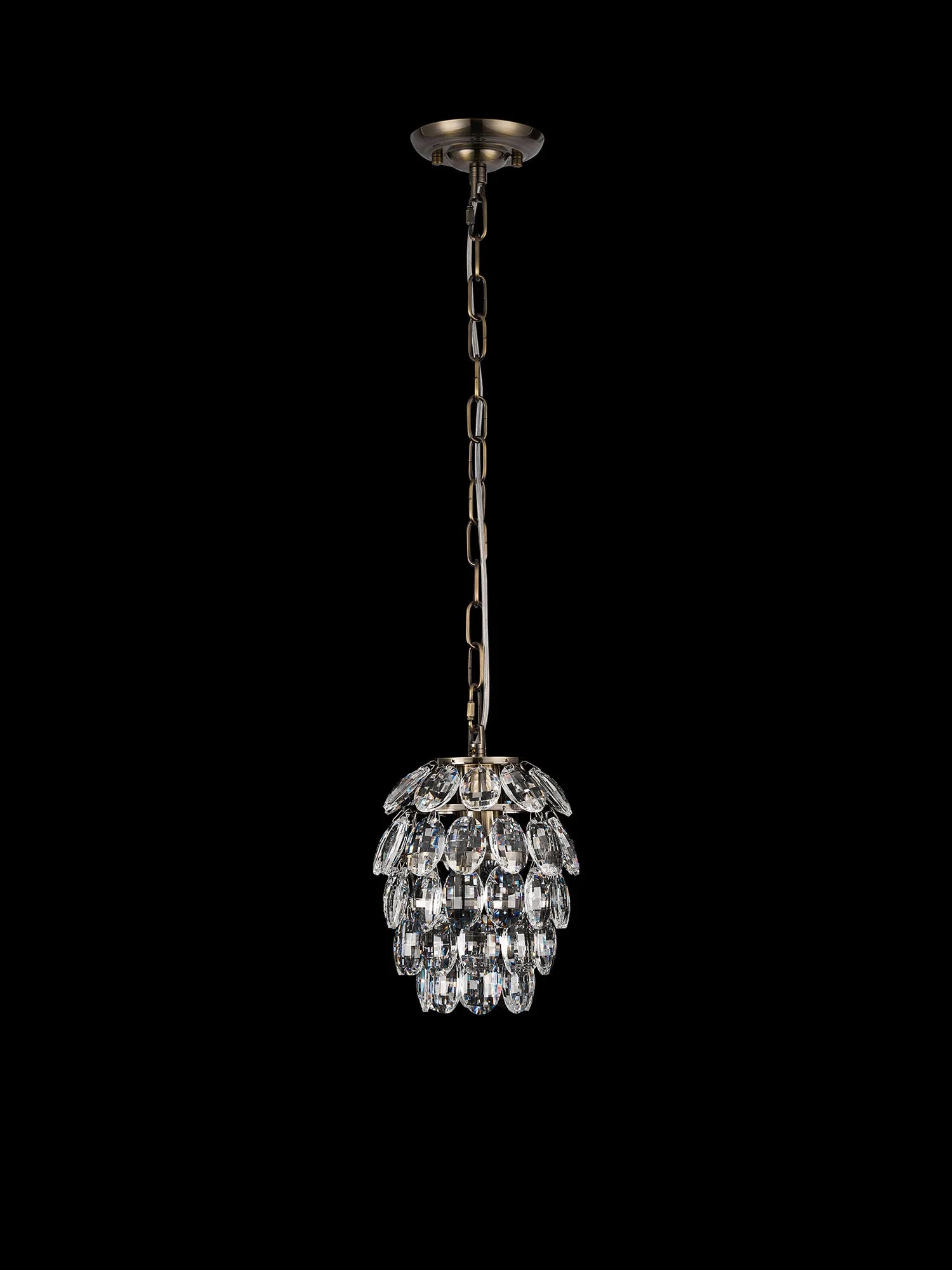 Consten 17cm 5-Layer Pendant Light Fixture with E27 Socket - Perfect for Dining Room, Kitchen Island & Bedroom Lighting