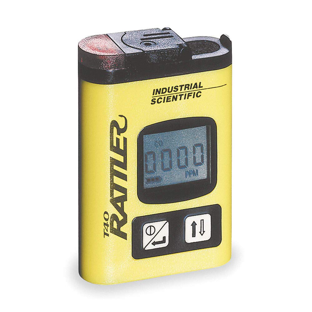 T40 Rattler Portable H2S Gas Detector with Alarm - Hydrogen Sulfide Monitor for Oil & Gas Industry, Wastewater Treatment, and Confined Space Safety