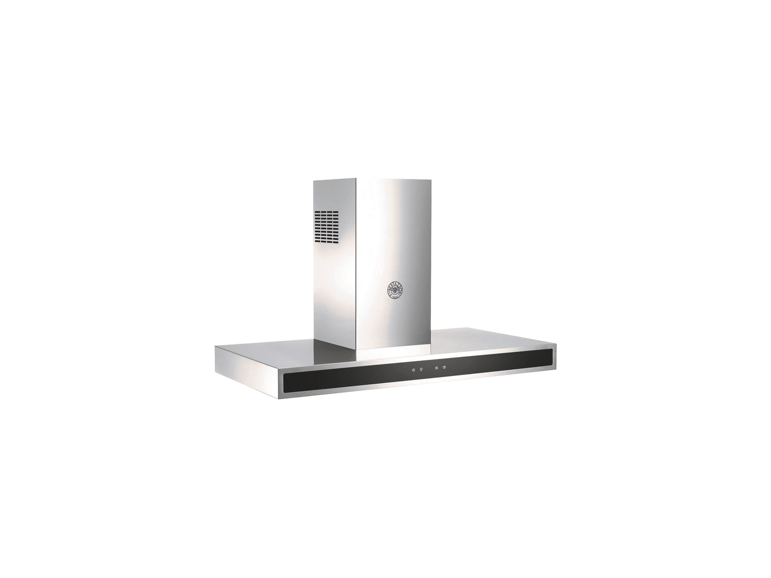 Bertazzoni KG30X 30-Inch Stainless Steel Wall Mount Range Hood with Glass Front & 600 CFM Motor - Perfect for Modern Kitchens & Open-Concept Homes