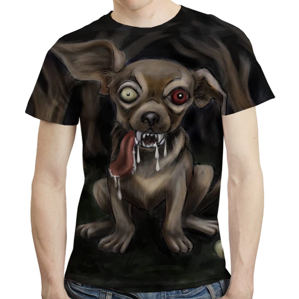 Gecaitez Men's 3D Printed Graphic T-Shirt - Cool Design Casual Tee for Men | Perfect for Streetwear, Gym & Everyday Outfits