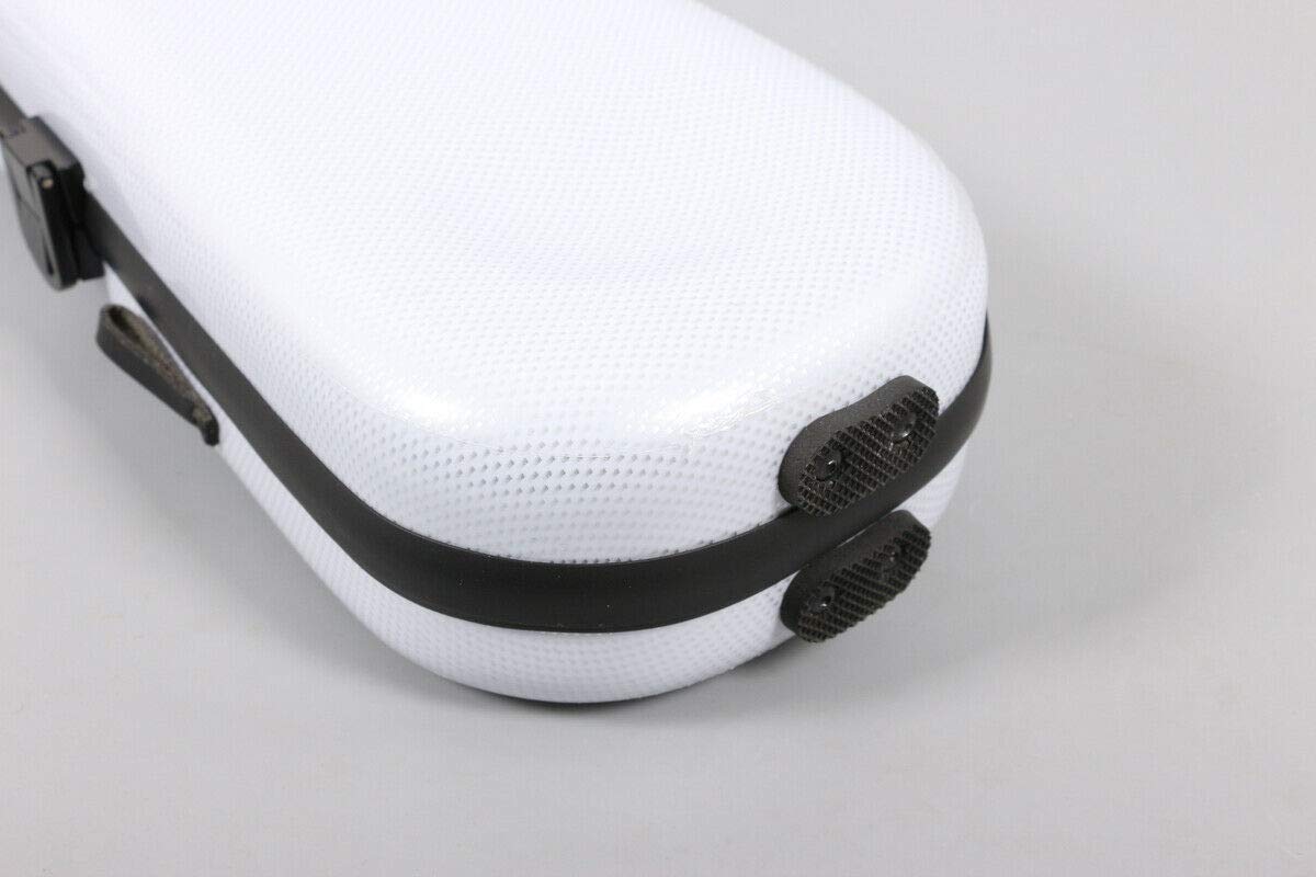 **Yinfente Carbon Fiber Double Bass Bow Case - Holds 2 German Bows, Durable & Lightweight - Perfect for Orchestra, Music School & Professional Musicians (White)**