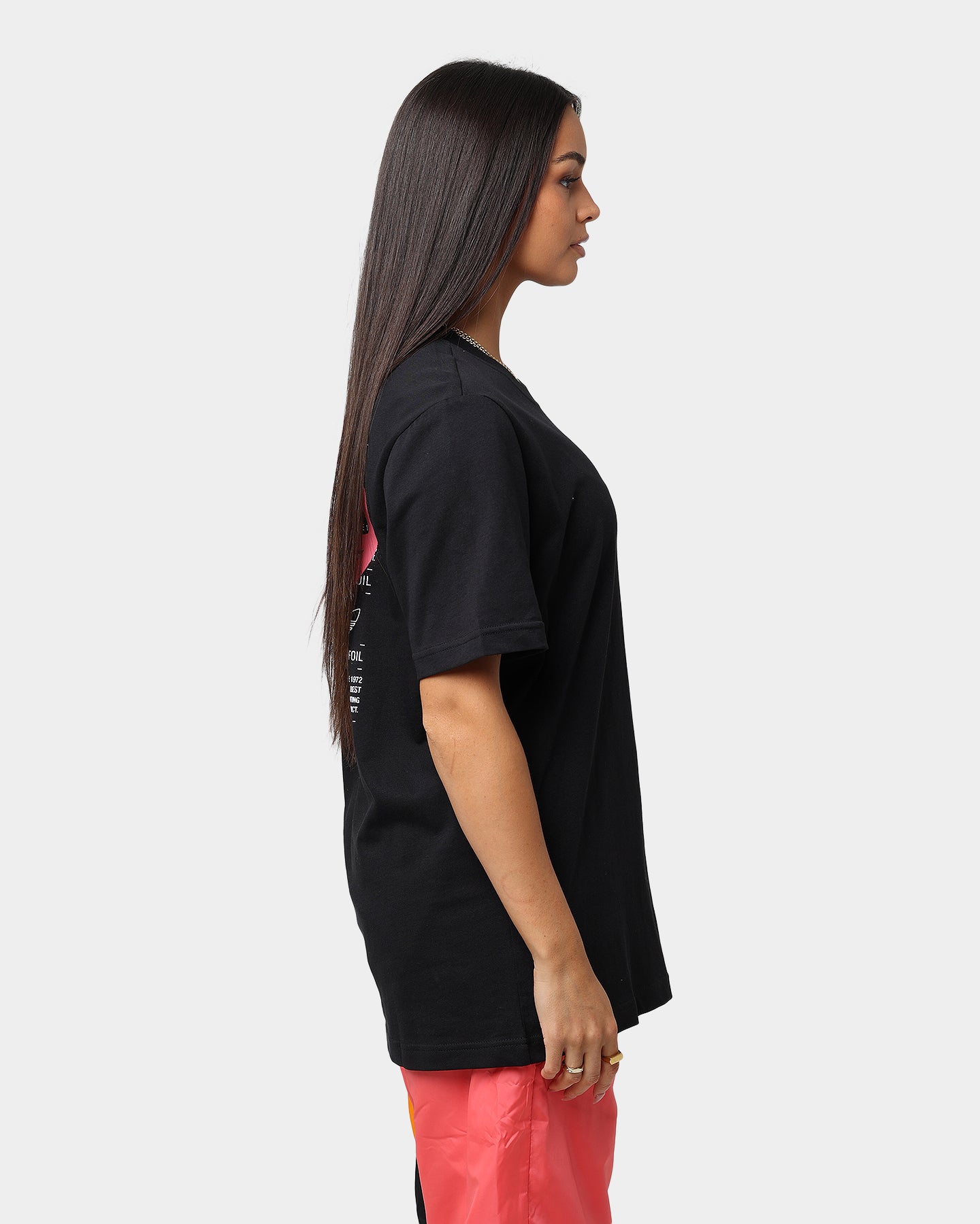 Adidas Behind T-Shirt for Men - Black/Turbo Color - Comfortable Cotton Crewneck Tee for Casual Wear, Gym & Street Style