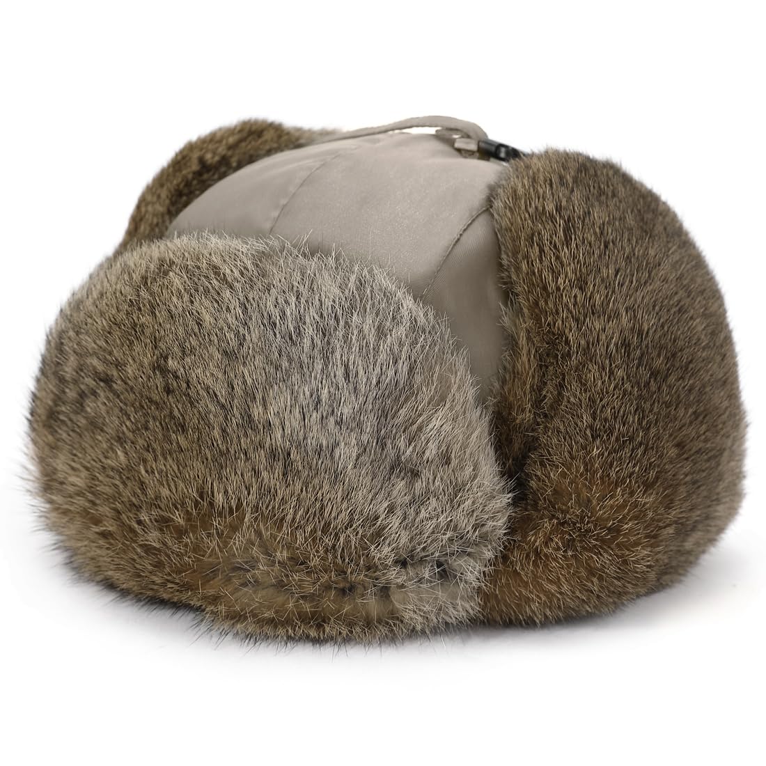 Harssidanzar Winter Hats for Men & Women - Rabbit Fur Lined, Warm & Waterproof Beanie (CU606AUS) - Perfect for Skiing, Snowboarding & Outdoor Winter Activities