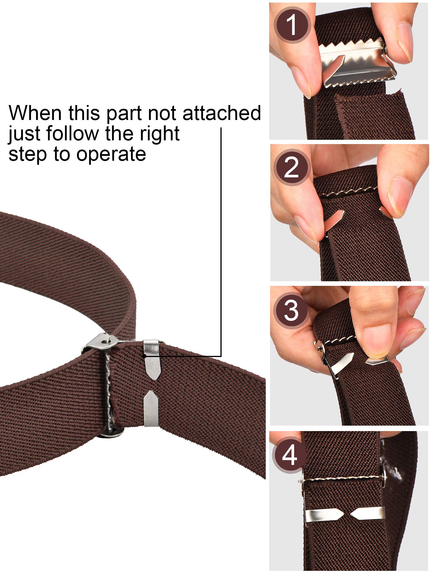 Tatuo 4-Pack Kids Adjustable Elastic Belts - Stretchable Waistband for Boys & Girls (Black, Gray, Brown, Navy Blue) - Perfect for School Uniforms, Dress Pants & Everyday Wear