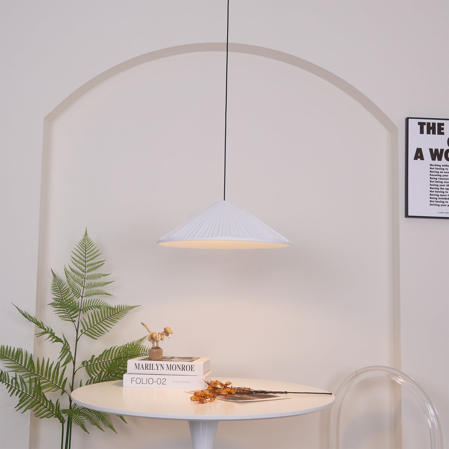 Handmade Resin Pendant Lamp with Hat Design - Boho Chic Ceiling Light for Living Room, Bedroom & Dining Room Decor