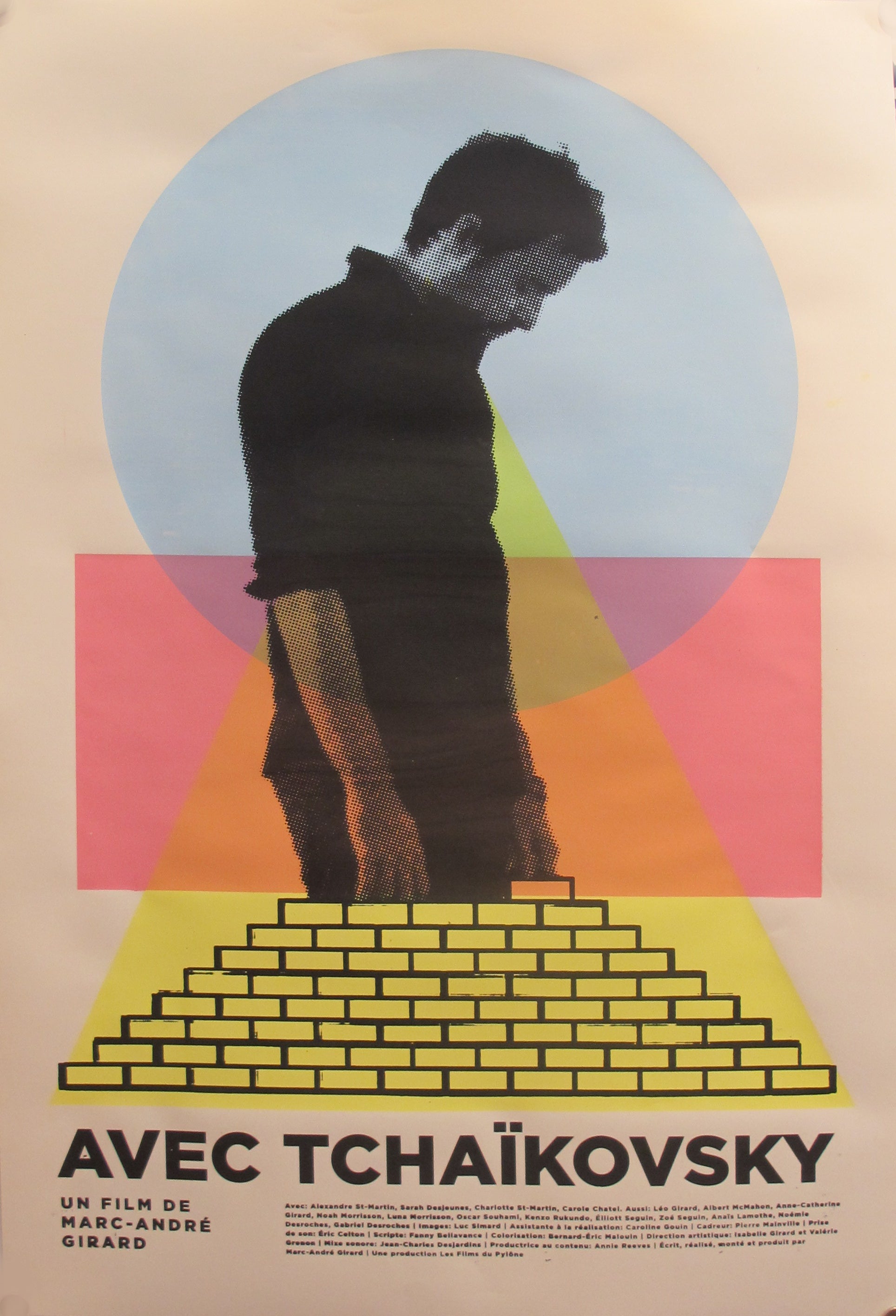 2019 Contemporary Movie Poster - Tchaikovsky Film by Marc Andre Girard - Perfect for Home Theater Decor & Movie Memorabilia Collection