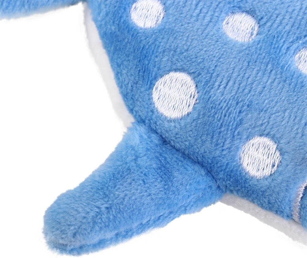 Adorable Blue Shark Plush Wallet for Women - Cute Cartoon Coin Purse, Cosmetic Bag & Key Holder with Zipper | Perfect for Everyday Use, Travel & Gift Giving