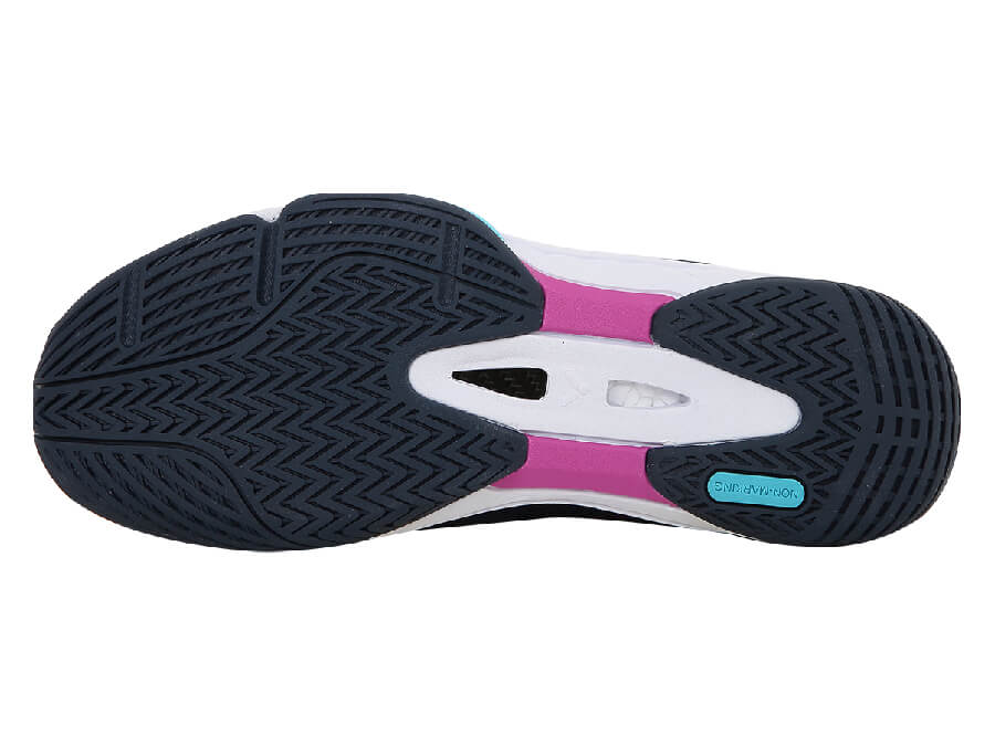 Victor P9600 BJ Wide Badminton Shoes for Men & Women - Lightweight Non-Slip Court Sneakers (Blue Wing Teal/Purple) - Perfect for Indoor/Outdoor Badminton, Tennis & Volleyball Games