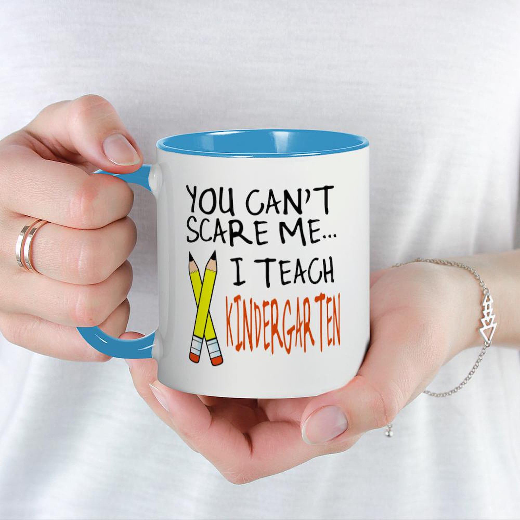 Kindergarten Teacher Coffee Mug - 11 oz (325 ml) Ceramic Cup with Handle - Perfect Gift for Teachers, Educators & School Staff - Ideal for Classroom, Office or Home Use