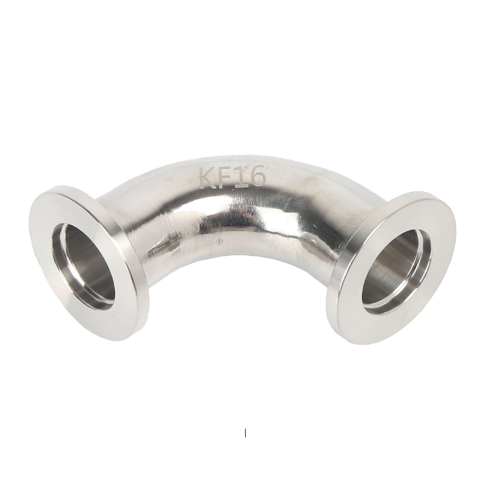 QiiMii KF-16 90 Degree Elbow Vacuum Fitting - 304 Stainless Steel for Laboratory, HVAC, and Industrial Vacuum Systems