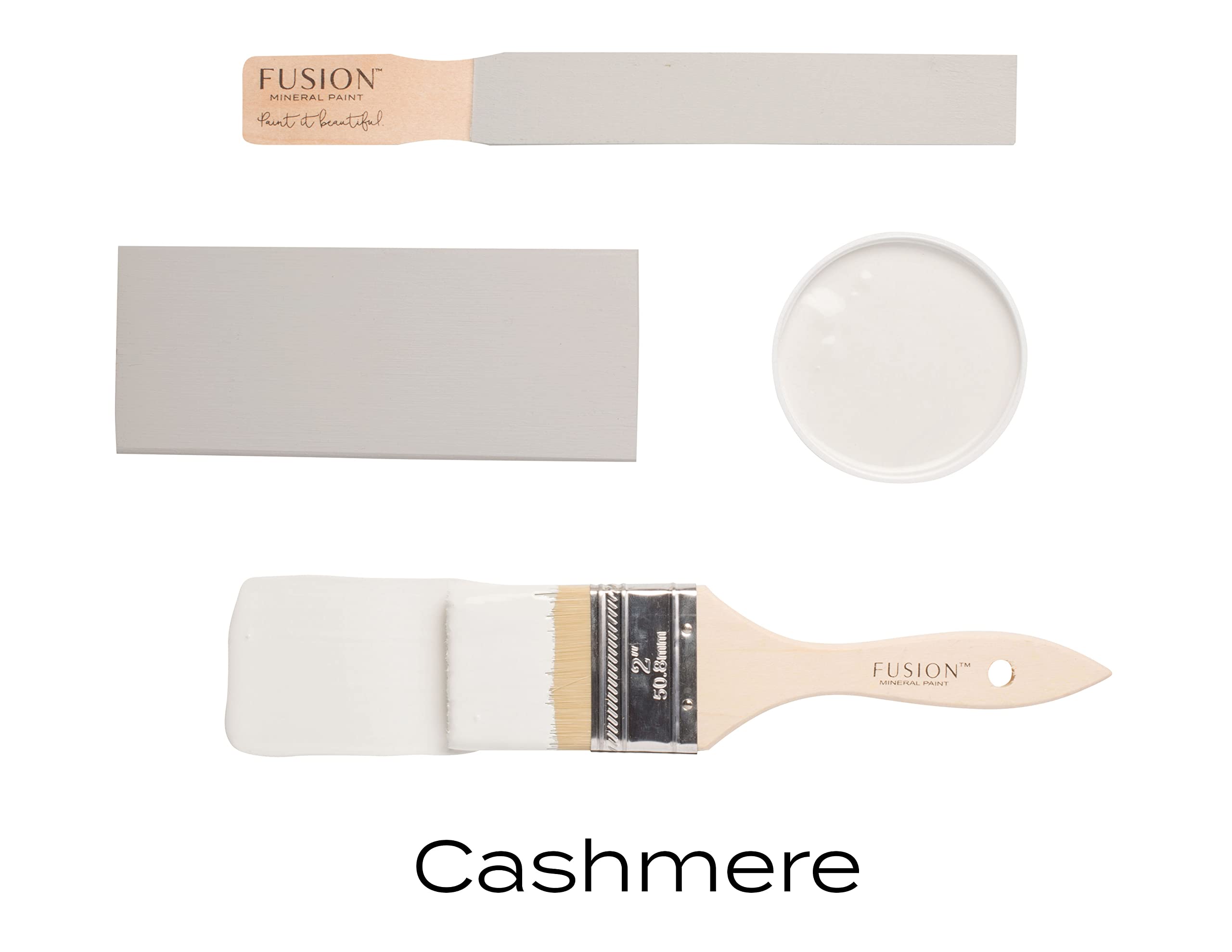 Fusion Mineral Paint - Premium Cashmere Finish (500ml) for Furniture, Cabinets & Home Decor - Eco-Friendly, Non-Toxic Chalk Style Paint
