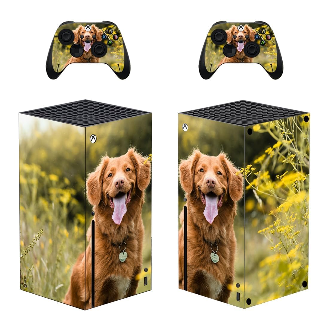 Custom Full Body Vinyl Skin Stickers Decal Cover for Xbox Series X Console & Controllers - Personalized Photo Design - Perfect for Gaming Protection & Style Enhancement