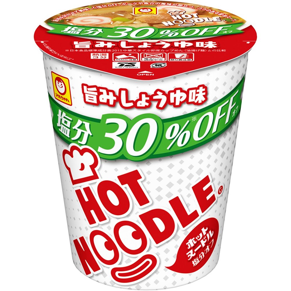 Maruchan Hot Noodles Salt Off Sagen Sauce 73g × 12 Pack - Authentic Japanese Ramen for Quick Meals & Snacks - Perfect for Office Lunch, College Dorm, or Late Night Cravings