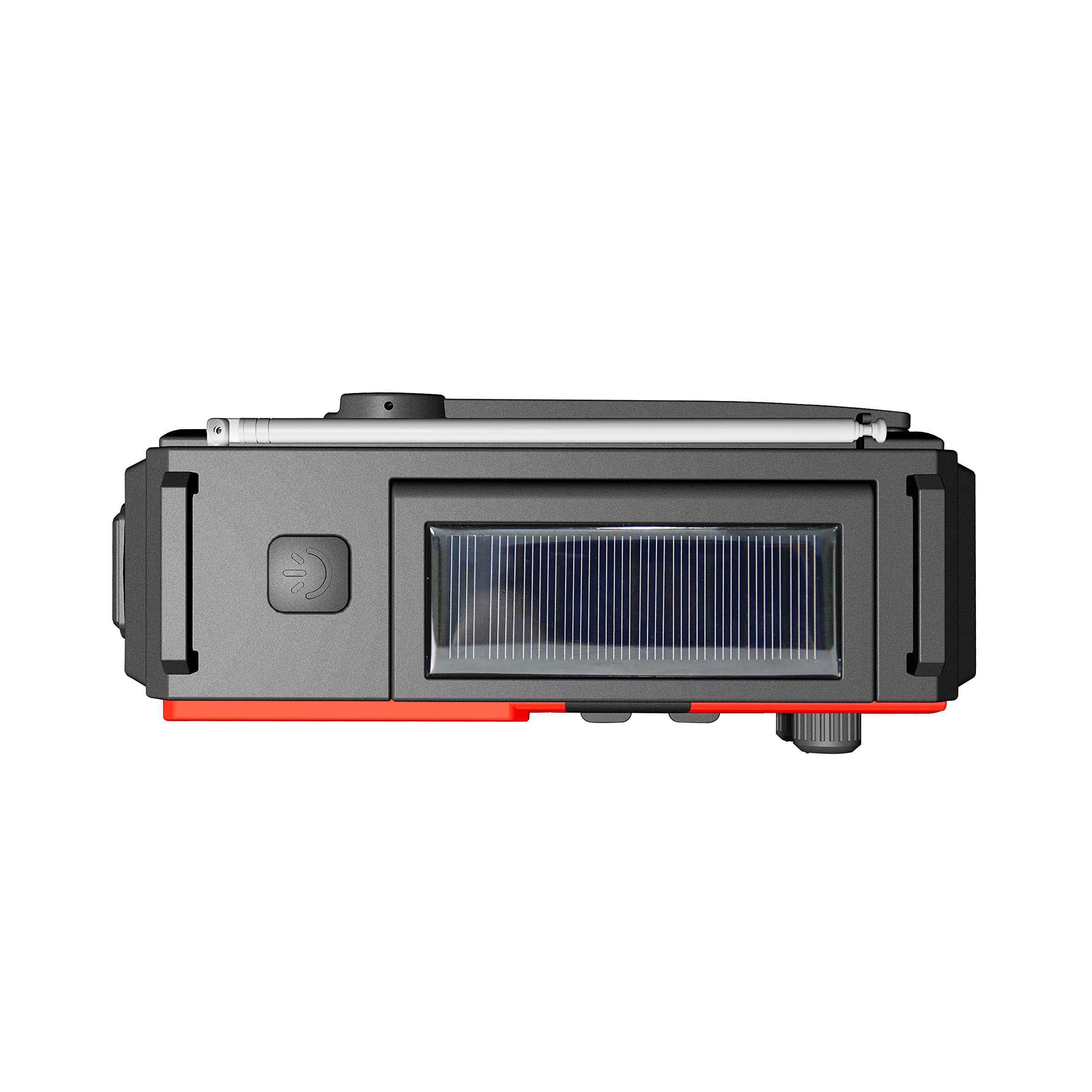 Kaito Voyager V3 Emergency Radio - Solar, Hand Crank, Battery & USB Powered AM/FM NOAA Weather Alert Radio with LED Flashlight & 4000mAh Phone Charger (Red) - Perfect for Camping, Hiking, Power Outages & Emergency Preparedness