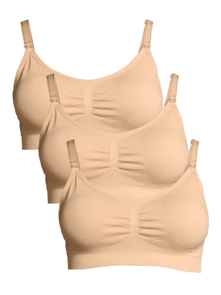 Lamaze Women's Comfortable Maternity & Nursing Bra - Wide Shoulder Support for Overnight Wear - Perfect for Breastfeeding Moms at Home or Work