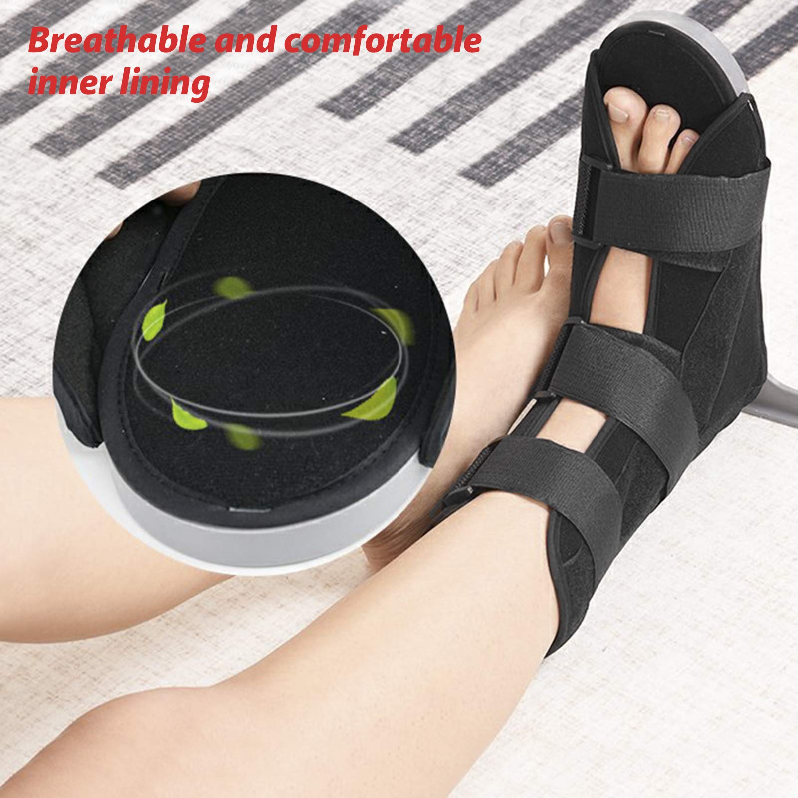 Moonlove Post Op Shoe with Adjustable Strap - Open Toe Medical Boot for Ankle/Foot Fracture Recovery, Surgery Rehabilitation & Cast Support - Ideal for Post-Surgery, Broken Bone Healing & Mobility Assistance