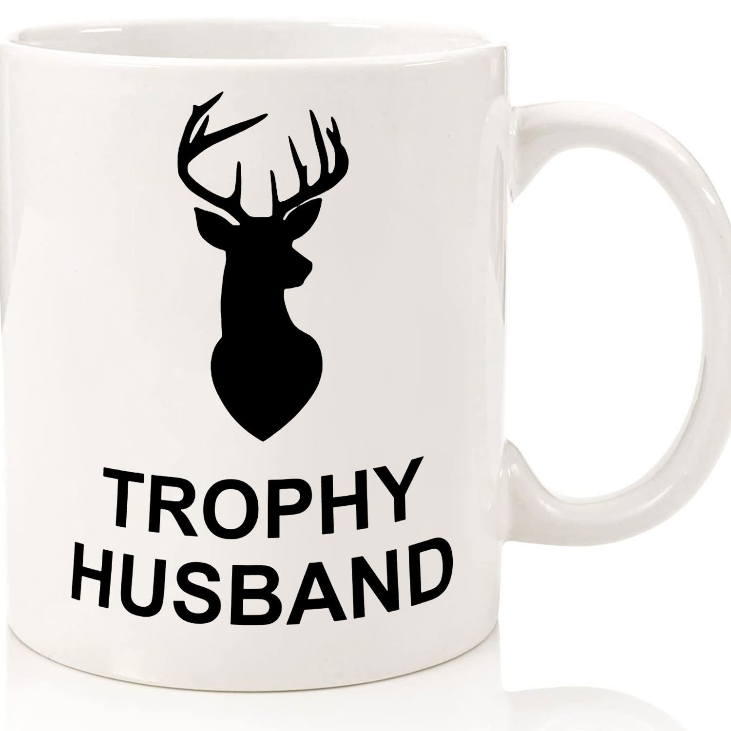 Funny Personalized Trophy Husband Coffee Mug - 11oz & 15oz Ceramic Novelty Cup for Coffee Lovers - Perfect Gift for Husband, Coworker or Coffee Enthusiast - Great for Office Use, Home Brewing & Gift Giving