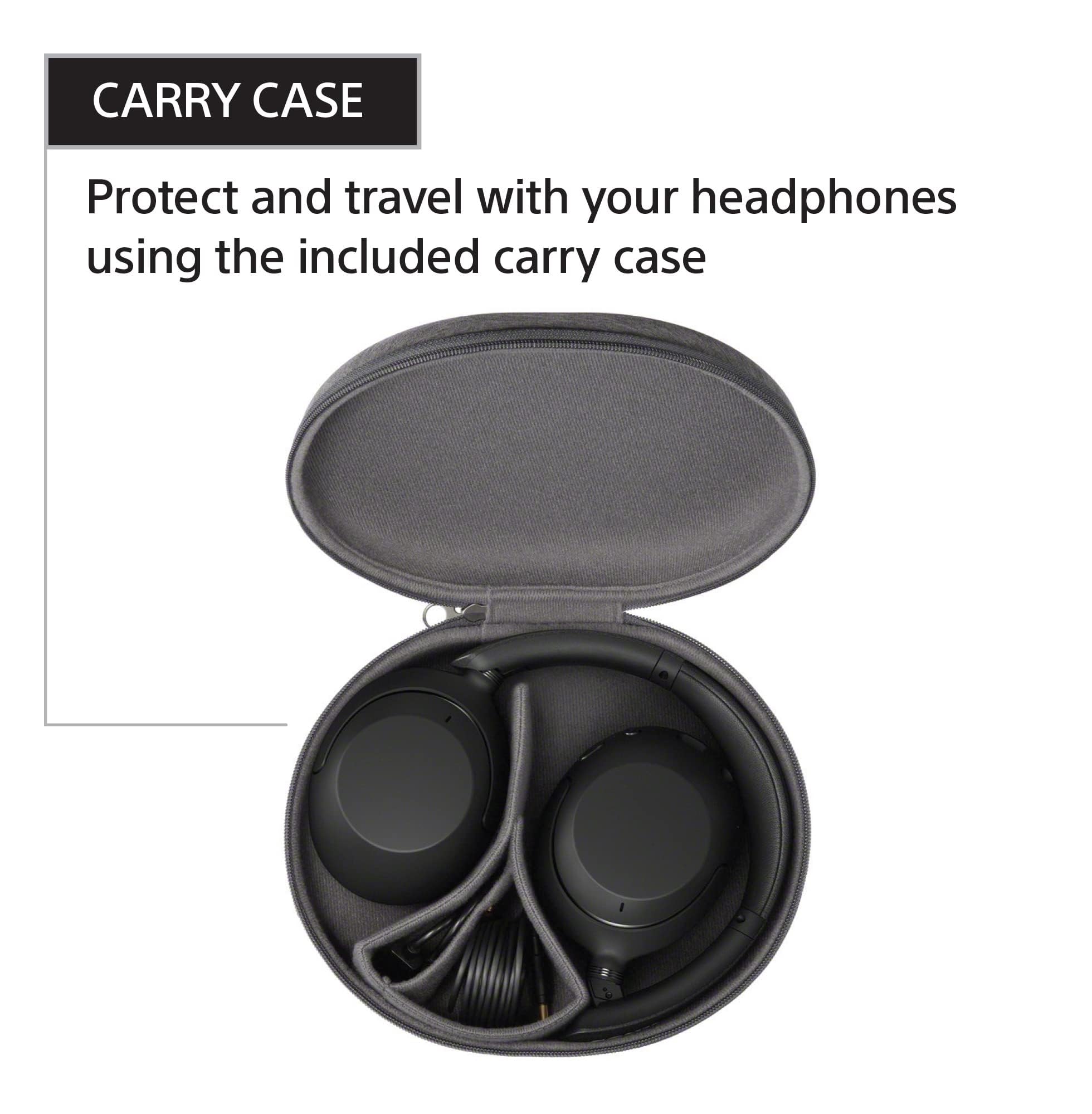 Sony WH-XB910N EXTRA BASS Wireless Noise Cancelling Headphones with Microphone & Alexa Voice Control - Premium Over-Ear Bluetooth Headset for Music, Travel & Work (Black)