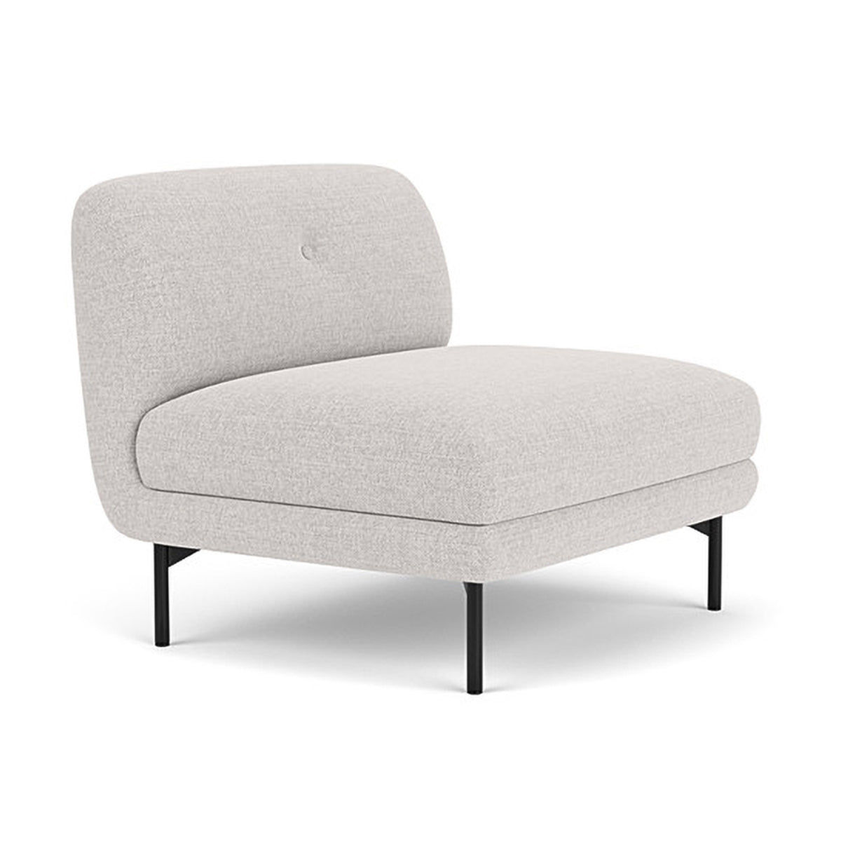 Alfred Fabric Modular Sectional Sofa (Armless) - Modern Living Room Furniture for Small Spaces & Apartments