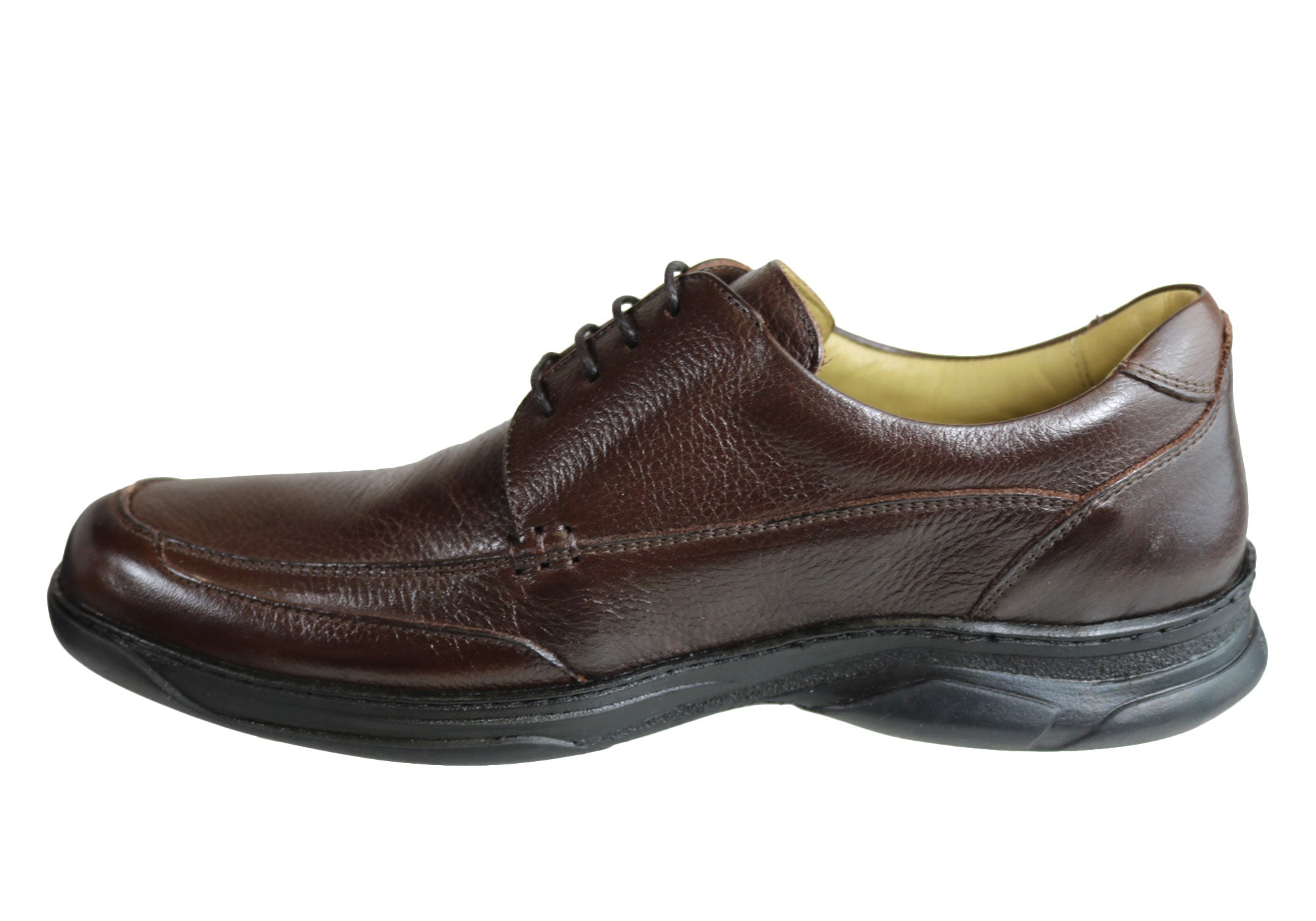 Savelli Angus Men's Comfortable Leather Lace-Up Dress Shoes - Handcrafted in Brazil - Perfect for Business, Office & Formal Occasions