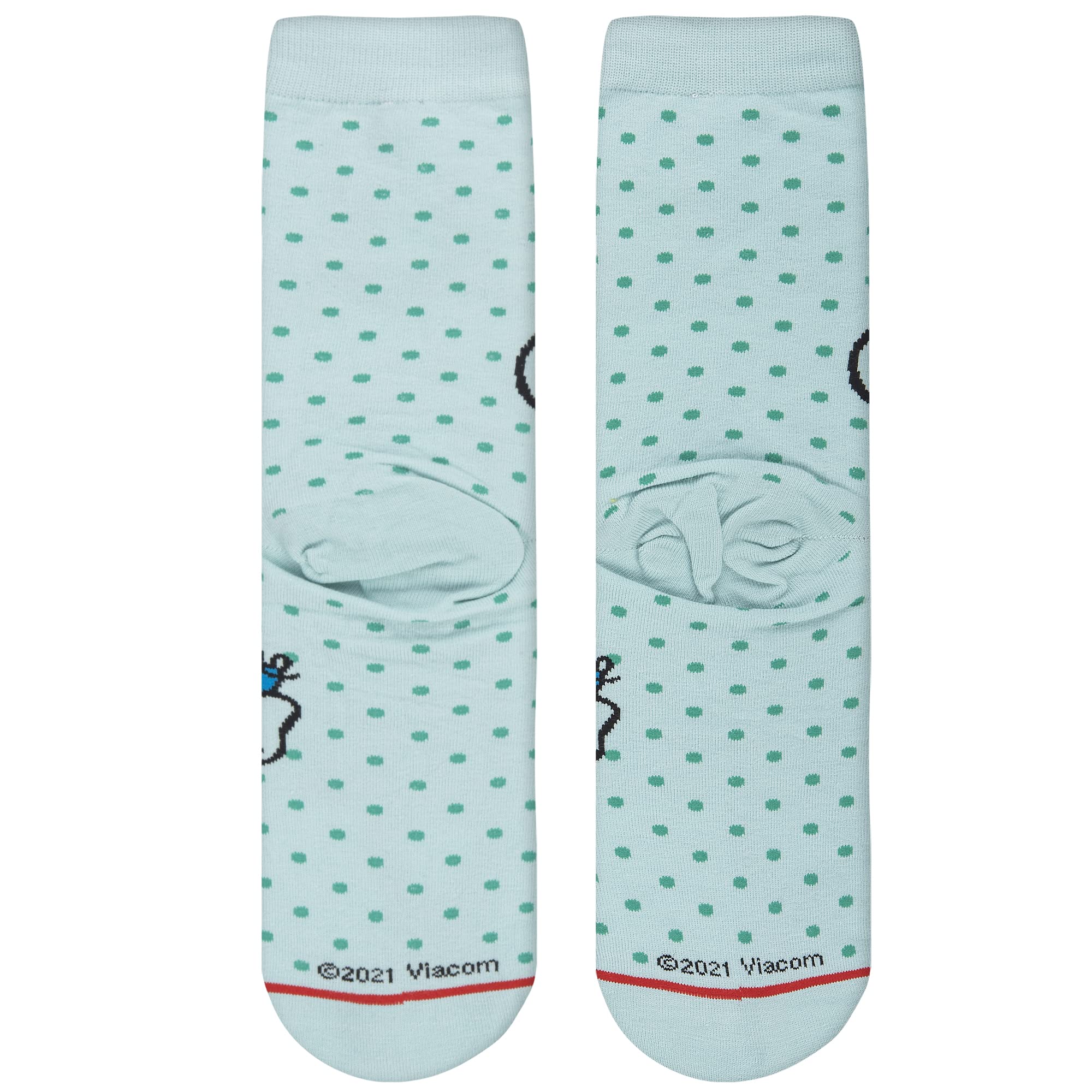 Odd Sox Squidward Nickelodeon SpongeBob Cartoon Socks - Fun & Cute Novelty Socks for Women (US Size 5-10) - Perfect for Cosplay, Gifts & SpongeBob Fans