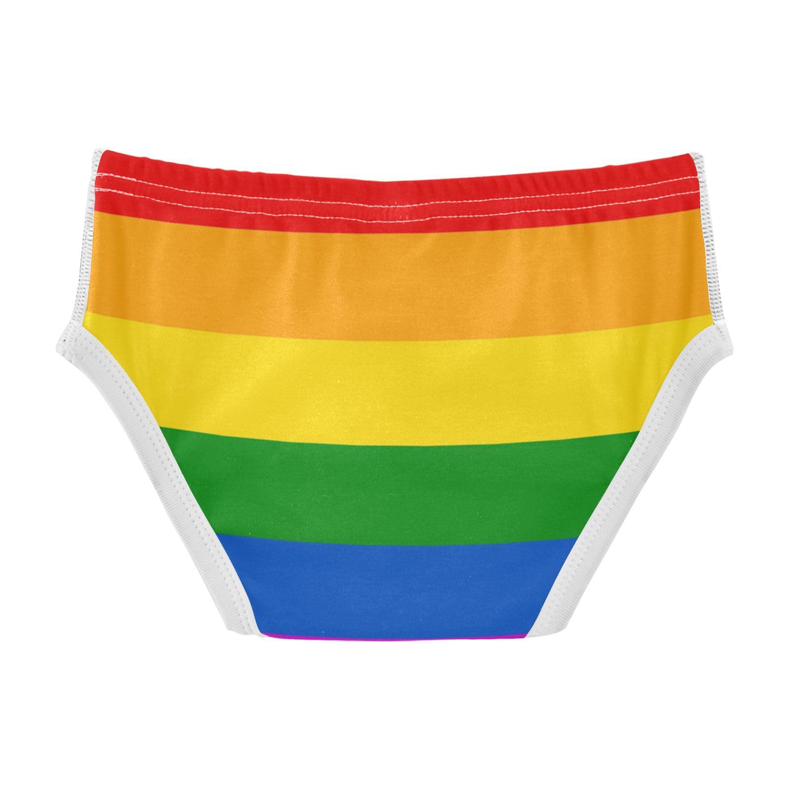 **Soft Cotton Boys' Underwear with Rainbow Flag - Comfortable Briefs for Toddlers & Kids - LGBTQ+ Pride Underwear for Everyday Wear, Playtime & Pride Events - Perfect for Daycare, School, Playdates & Celebrations**