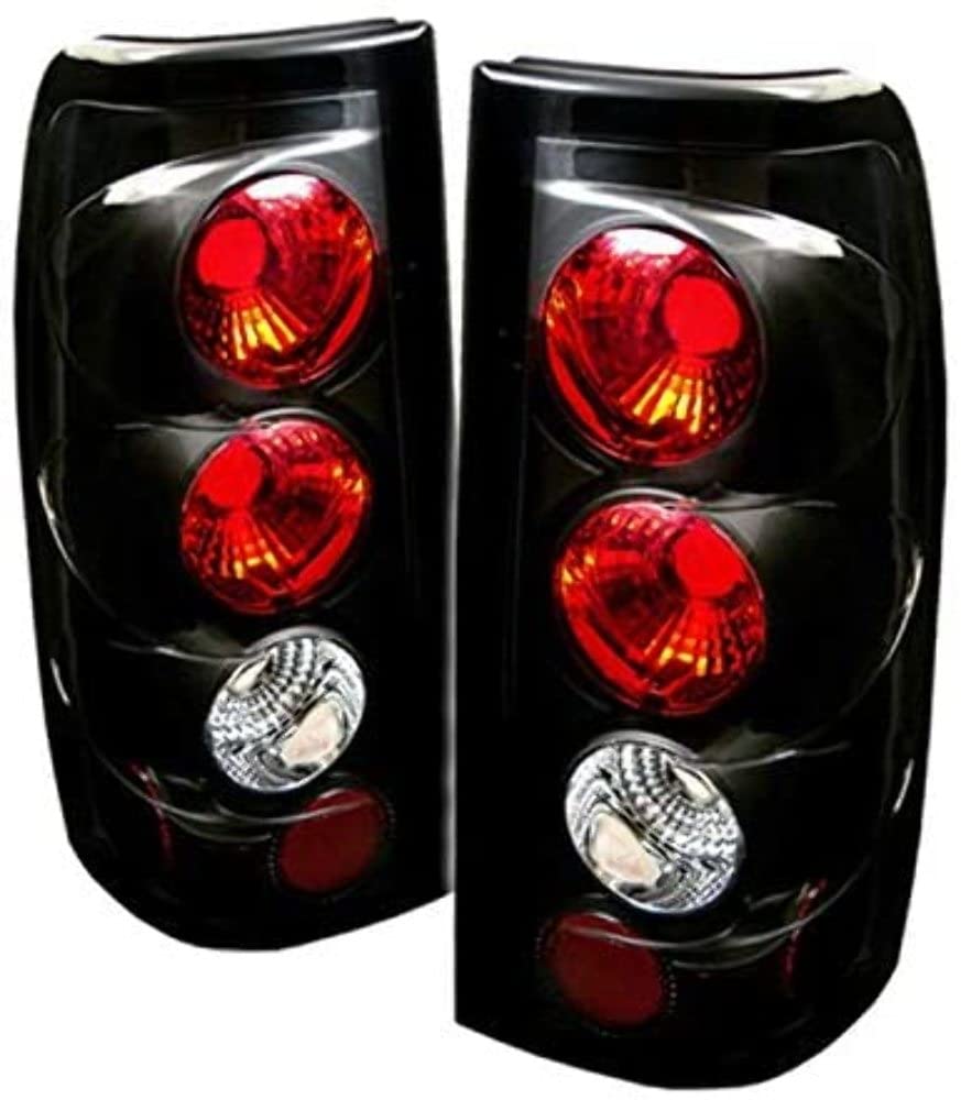 Spyder Auto 5002013 Euro Style LED Tail Lights for Cars - Black/Clear Smoke Lens - Compatible with BMW, Audi, Mercedes - Enhances Rear Visibility & Style