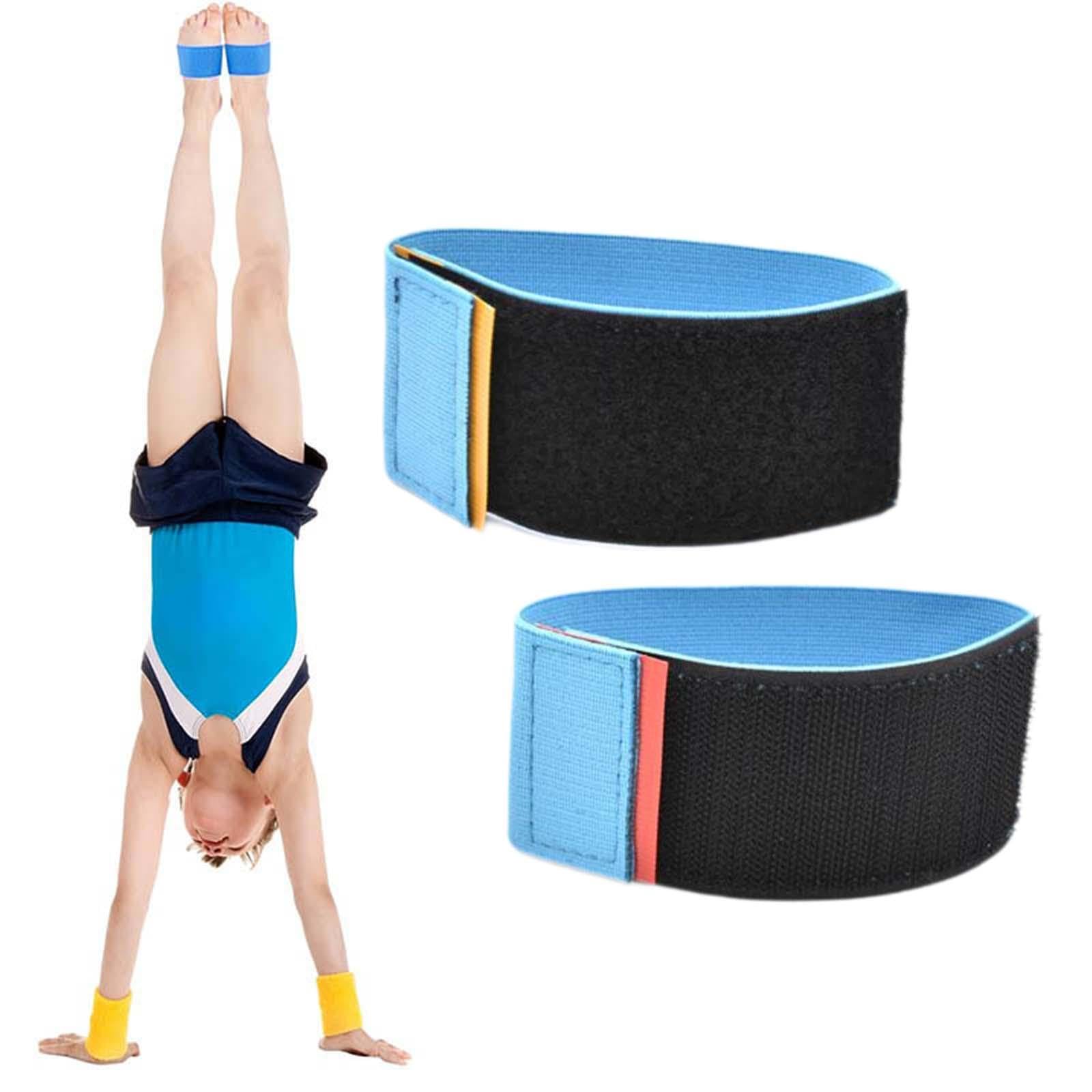 2Pcs Gymnastics Sticky Toes Bands - Non-Slip Training Straps for Leg Strength, Backflips & Tuck Exercises | Improve Flexibility for Gymnasts, Cheerleaders & Dancers (Ideal for Home & Gym Workouts)