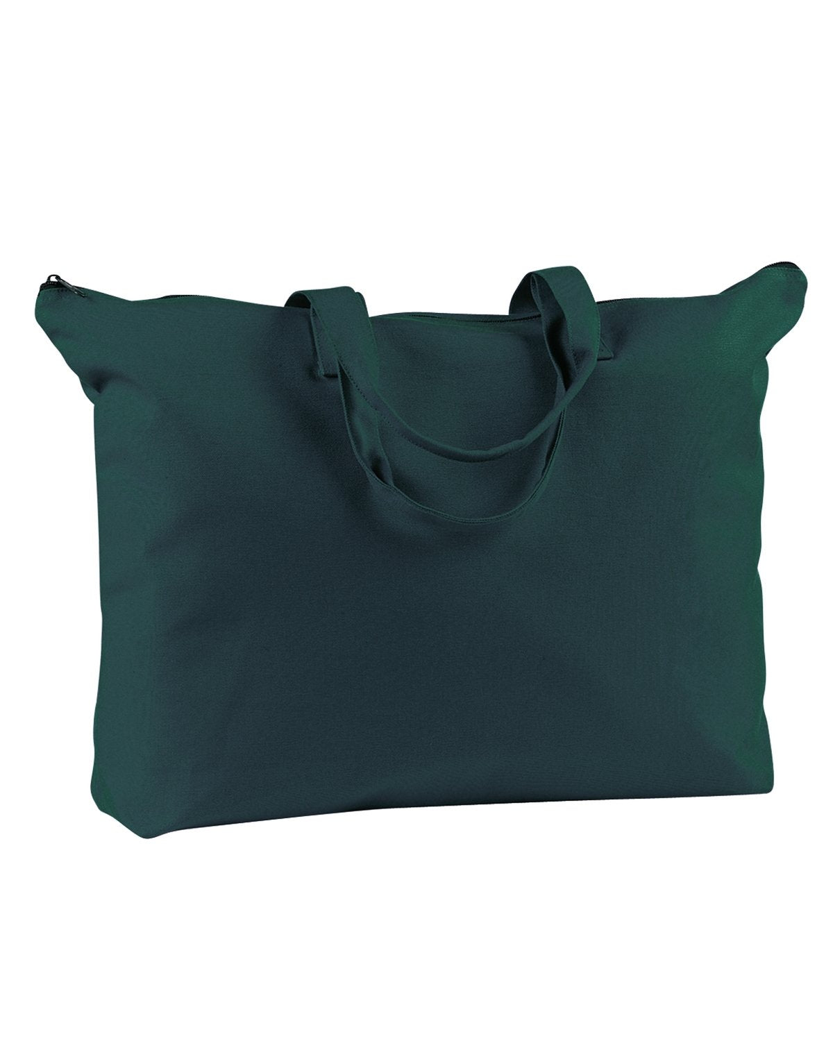 BAGedge BE009 Canvas Zippered Book Tote Bag - Stylish & Durable for Work, School, and Travel | Perfect for Laptops, Books & Essentials