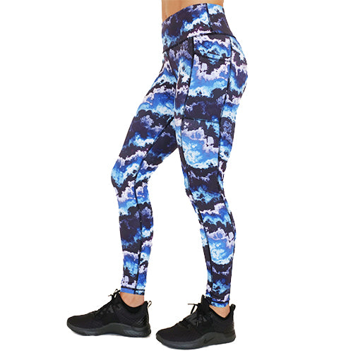 Storm Leggings for Women - High Waist Yoga Pants, Workout Running Tights - Moisture Wicking & Stretchy Activewear for Gym, Hiking, and Everyday Wear