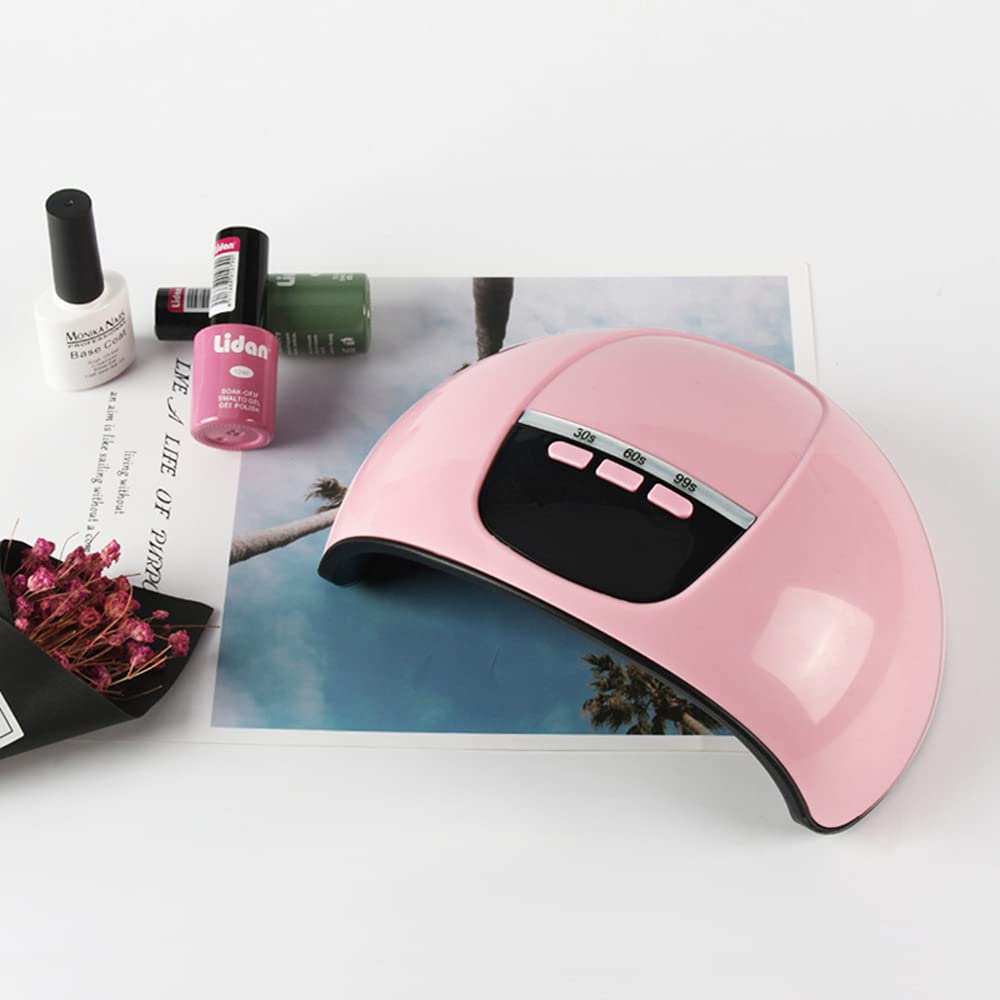 **PEKDI 54W UV LED Nail Lamp Dryer - Professional Manicure & Gel Polish Curing Machine with Timer - Perfect for Home & Salon Nail Art DIY**
