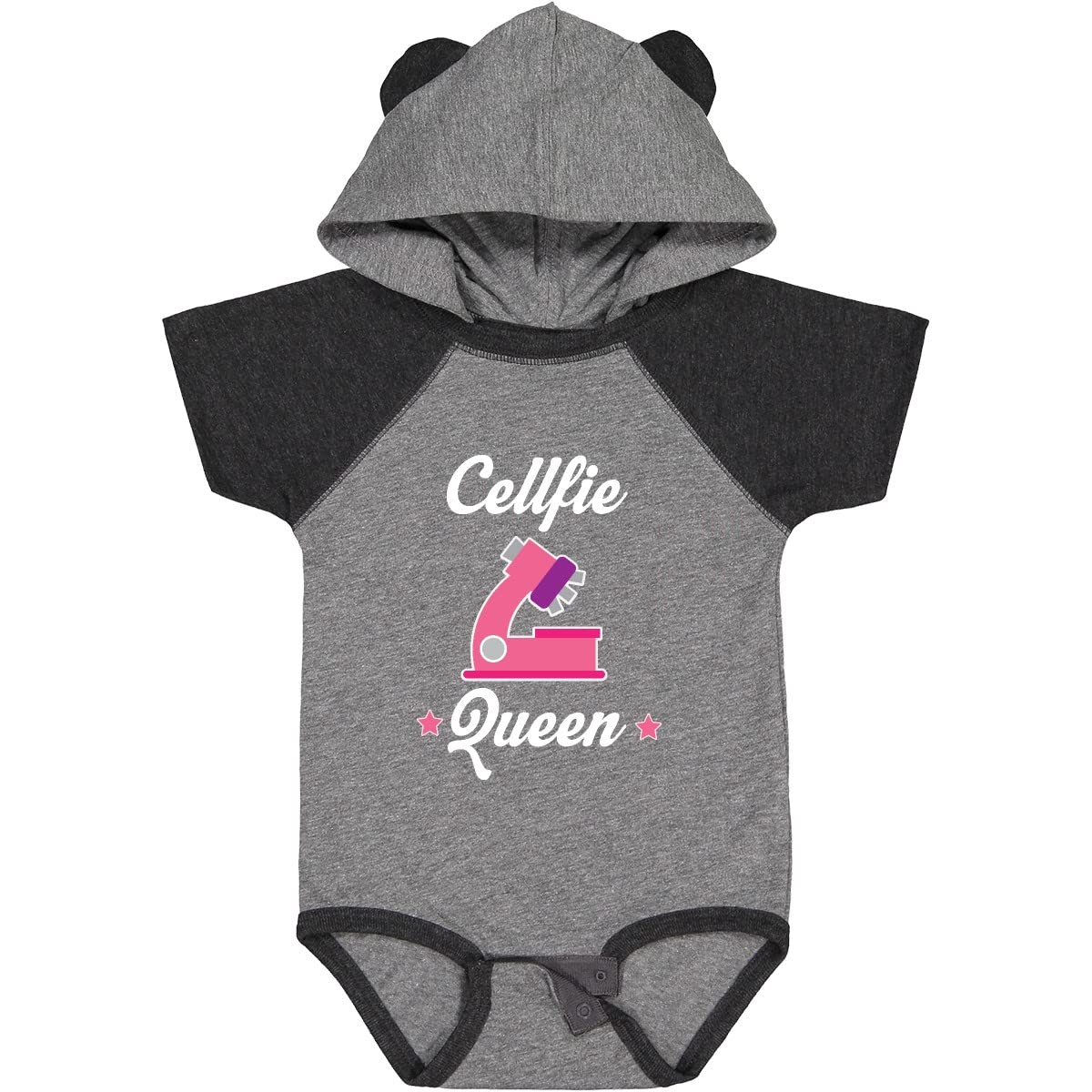 Funny Biologist Science Cellfie Queen Baby Bodysuit - Cute Science-Themed Outfit for Infants & Toddlers - Perfect for Birthday Parties, Science Events & Photo Shoots