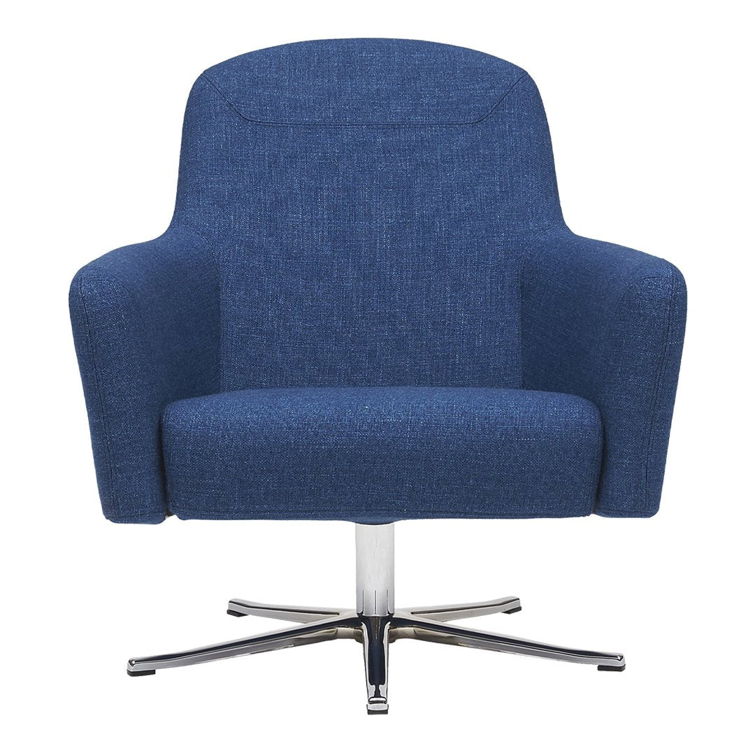 Havana Low Swivel Chair - Modern Accent Lounge Chair for Living Room, Bedroom, or Office - 360 Degree Rotation for Comfortable Relaxation and Stylish Decor
