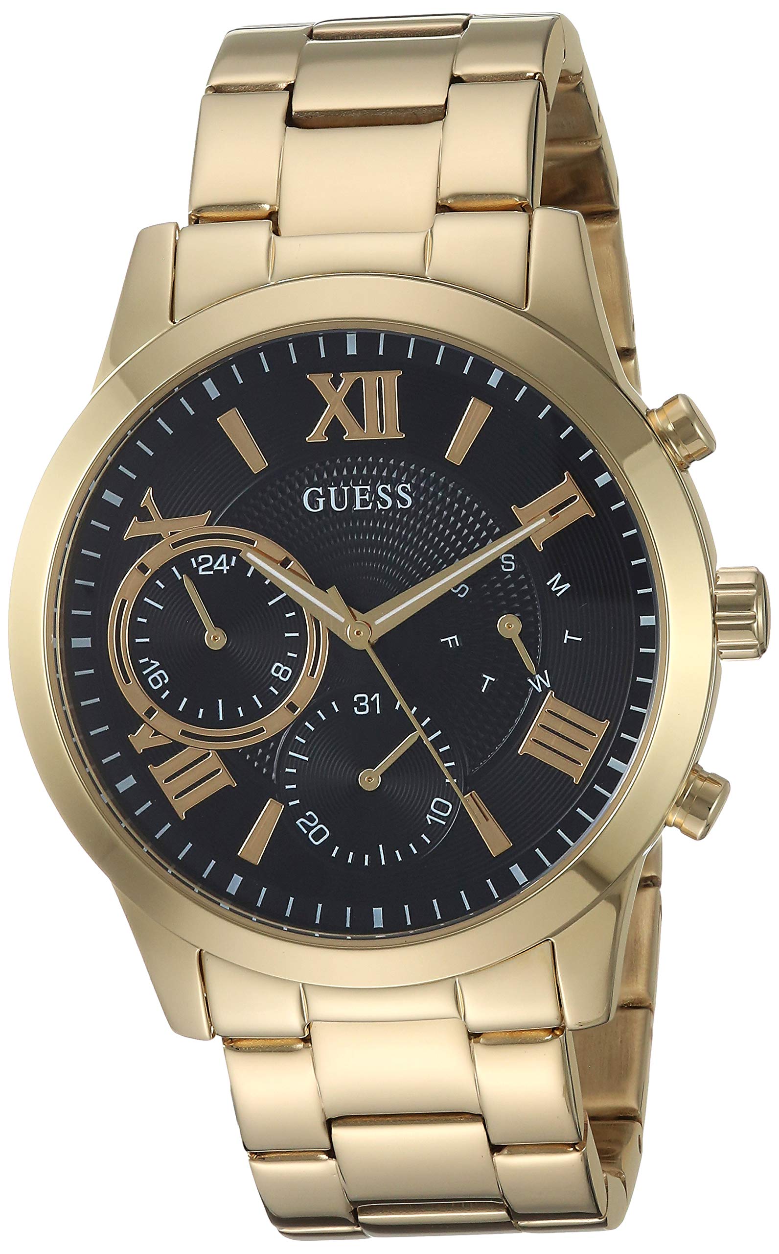 GUESS Connected Digital 47mm Smartwatch for Men - Stylish Bluetooth Smart Watch with Fitness Tracking & Notifications - Perfect for Workouts, Office & Everyday Wear