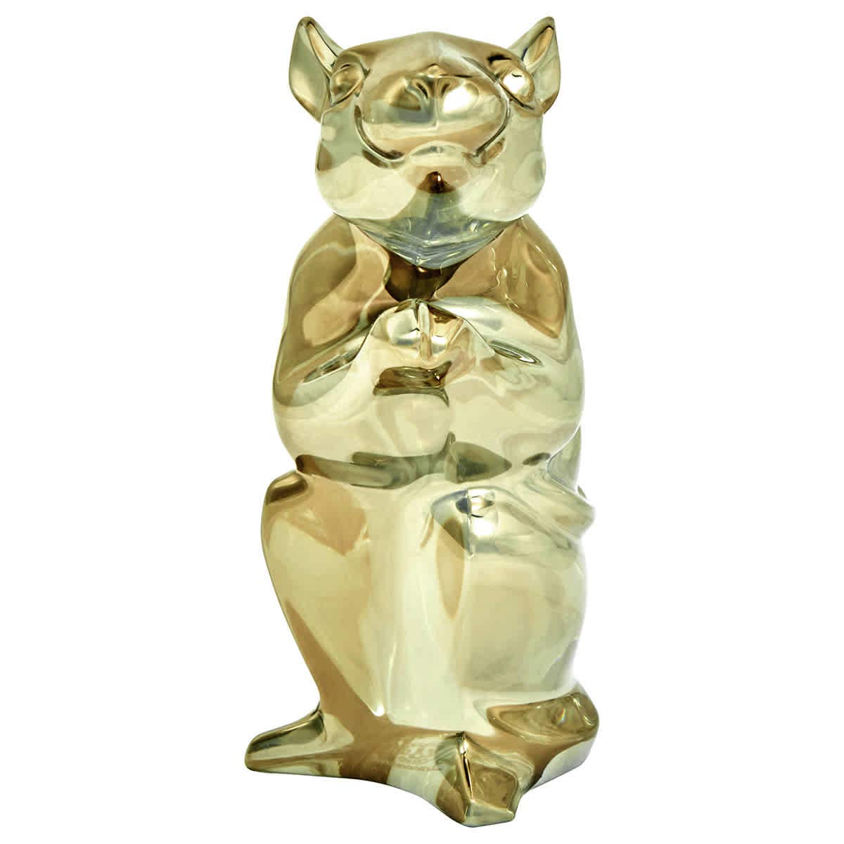 Baccarat Crystal Zodiaque Gold Mouse 2020 Figurine #2813062 - Limited Edition Zodiac Collectible for Home Decor & Luxury Gift Giving