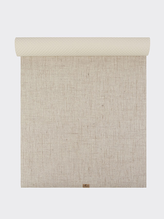 Eco-Friendly Extra Long Jute Yoga Mat 4mm Thick - Non-Slip, Durable & Sustainable for Hot Yoga, Meditation & Home Workouts