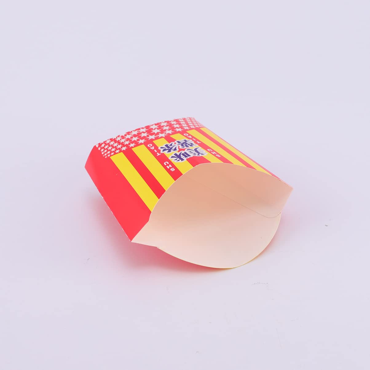 100pcs Disposable French Fry Holders - Paper Snack Cone Stands for French Fries, Onion Rings & Travel Food | Perfect for Parties, Movie Nights & Fast Food Restaurants