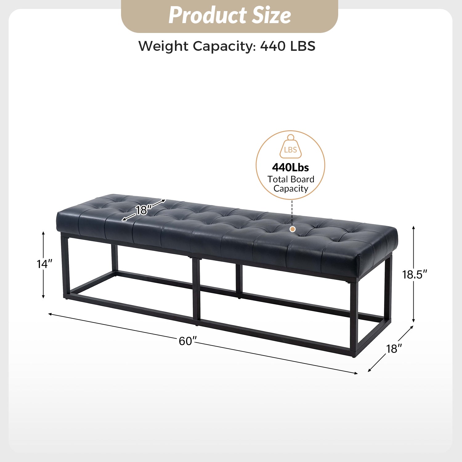 Rosana Genuine Leather Multi-Functional Storage Bench with Cushion Top - Perfect for Entryway, Bedroom, or Living Room Seating and Storage