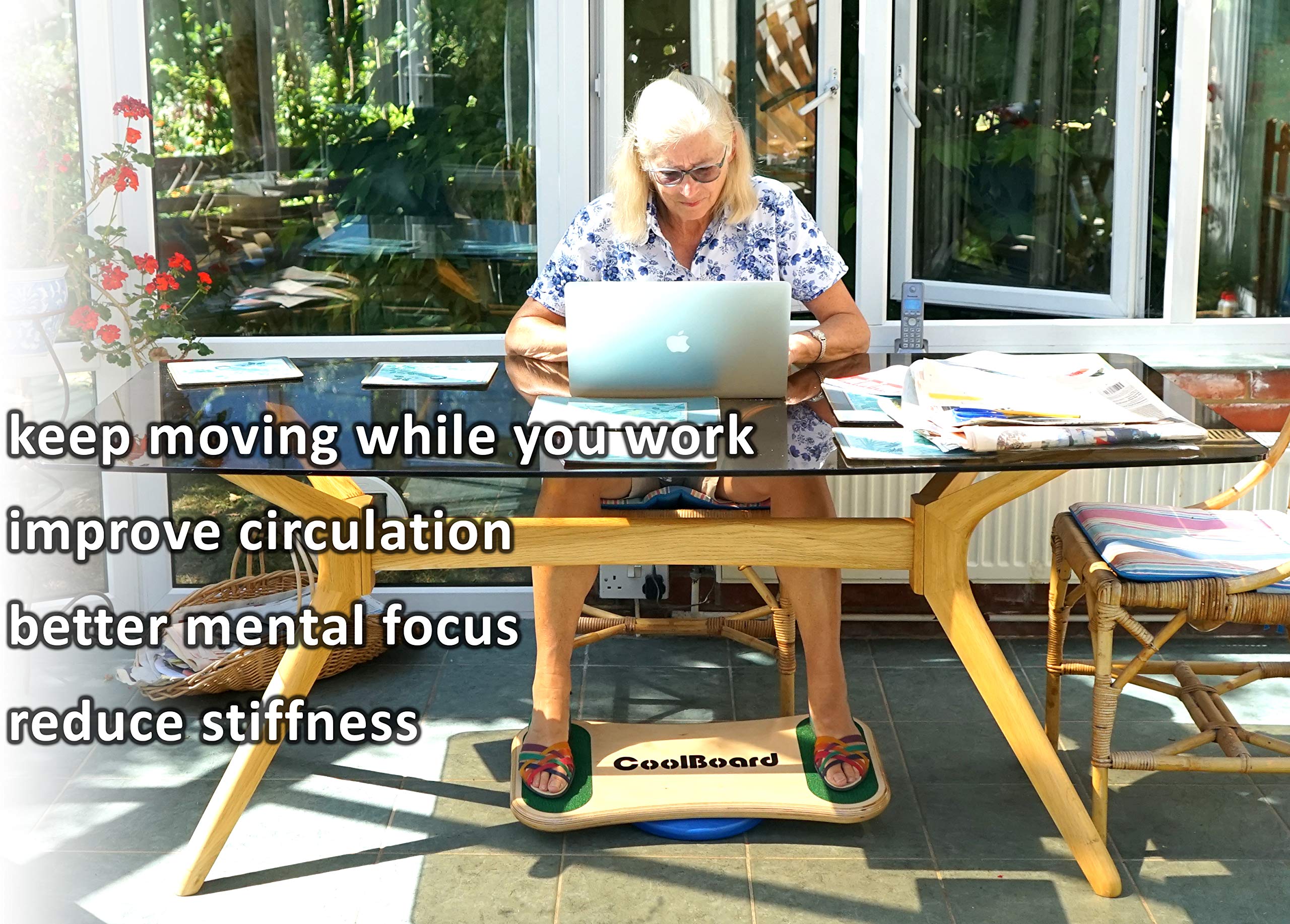 Premium Wobble Boards for Balance & Core Training - Adjustable Stability Board for Fitness, Physical Therapy, Standing Desk & Sensory Needs - ADHD, Dyslexia & Movement Aid for Home & Office Use