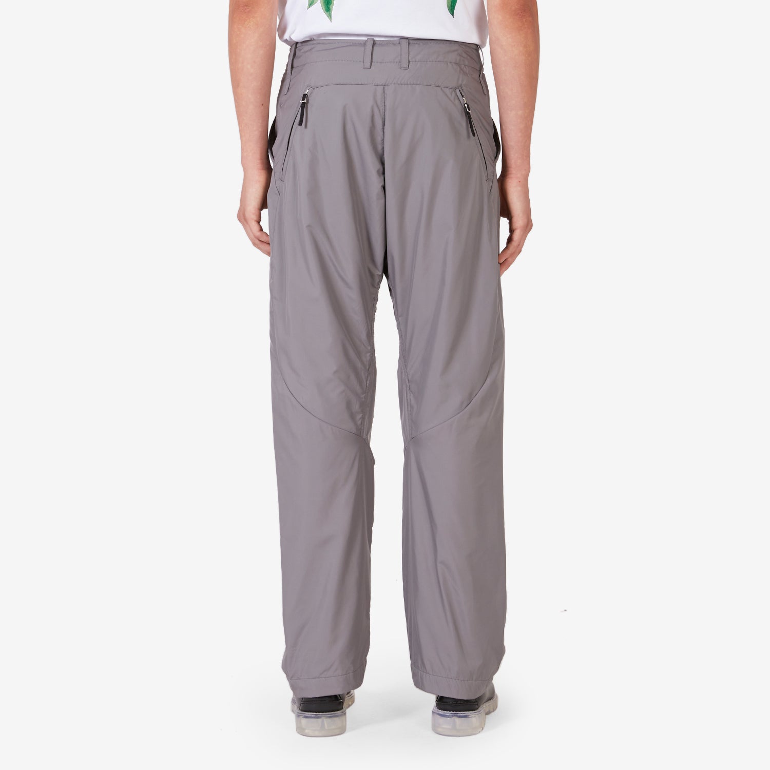 ESC Woven Pants for Women - Flat Pewter Casual Trousers | Comfortable Stretch Travel Pants for Work, Office & Outdoor Activities